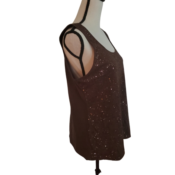 HP🌟Charter Club sequined tank top - Picture 4 of 4
